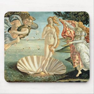 Alfombrilla De Ratón El nacimiento de Venus, c.1485 (tempera en lona)