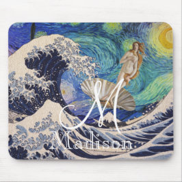 Alfombrilla De Ratón El nacimiento de Venus en la Gran Ola
