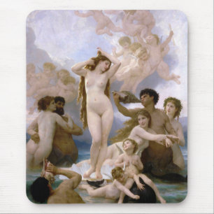 Alfombrilla De Ratón El nacimiento de Venus por William-Adolphe Bouguer