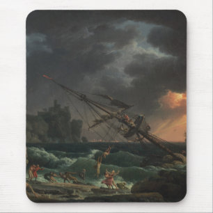 Alfombrilla De Ratón El Naufragio por Claude-Joseph Vernet