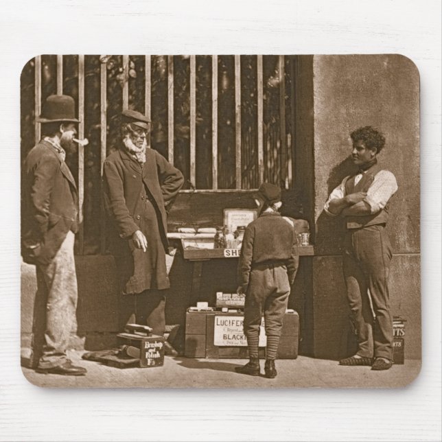 Alfombrilla De Ratón El negro de zapato dramático, 1876-77 (Frente)