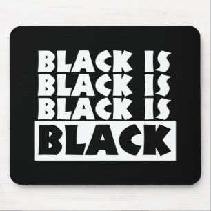 Alfombrilla De Ratón El negro es negro