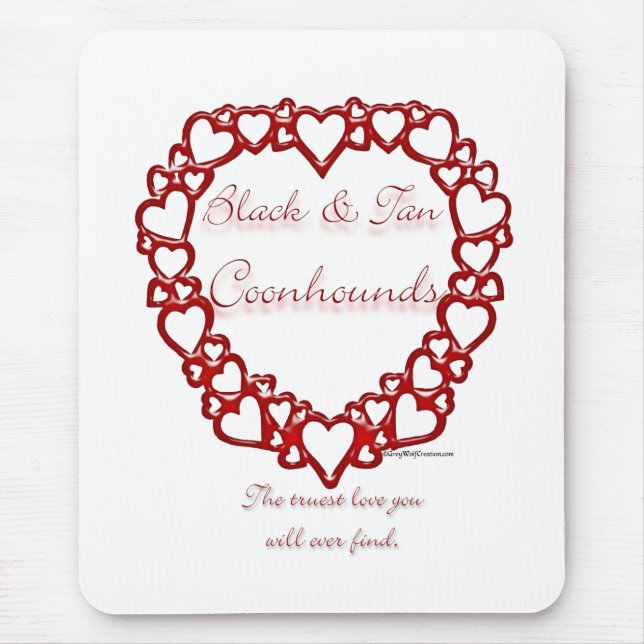 Alfombrilla De Ratón El negro y el tan crean amor verdadero (Frente)