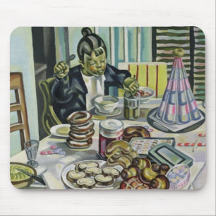 Alfombrilla De Ratón El niño con las tortas