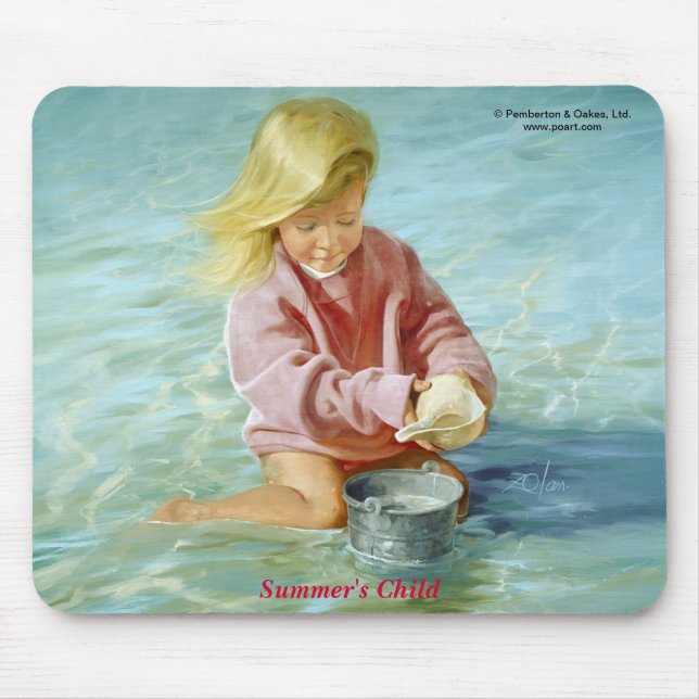 Alfombrilla De Ratón El niño del verano (Frente)