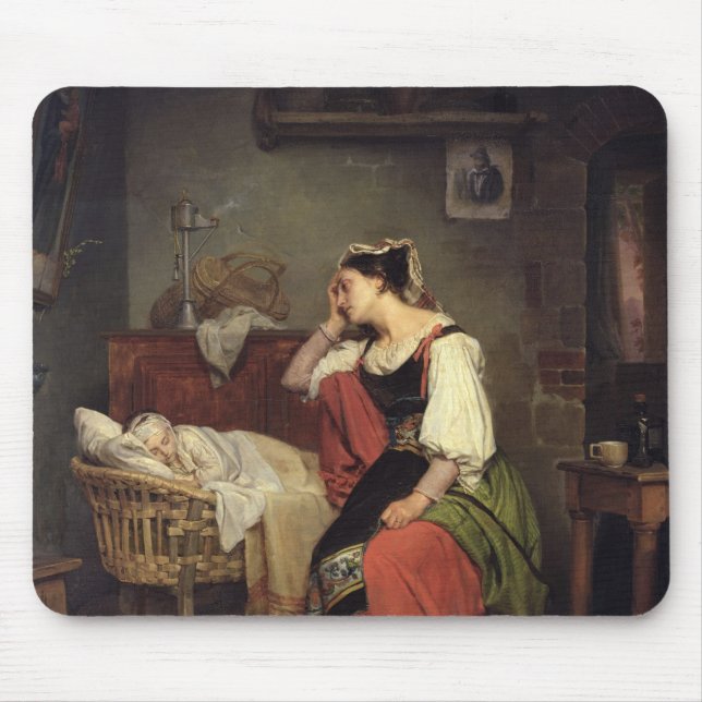 Alfombrilla De Ratón El niño enfermo (Frente)