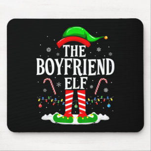 Alfombrilla De Ratón El Novio Elf Funny Xmas Elf Familia Coincidencia C