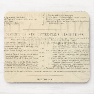 Alfombrilla De Ratón El nuevo Atlas ilustrado de Verso Johnson