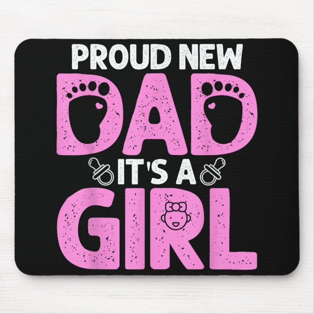 Alfombrilla De Ratón El nuevo regalo de papá divertido para hombres es  (Frente)