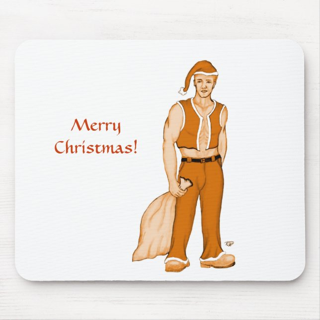 Alfombrilla De Ratón El nuevo Santa Claus - ¡Feliz Navidad! (Frente)