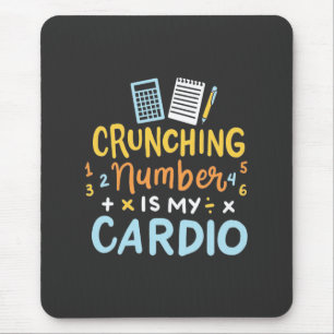 Alfombrilla De Ratón El número de conteo es mi cardio