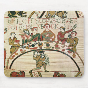 Alfombrilla De Ratón El obispo bendice la comida y la bebida