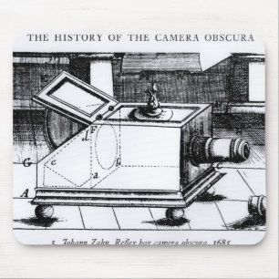 Alfombrilla De Ratón El obscura reflejo de la cámara de caja