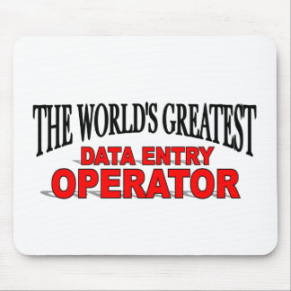 Alfombrilla De Ratón El operador de entrada de los datos más grande del