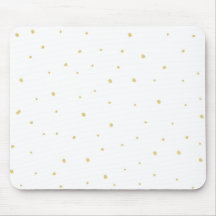 El oro puntea Mousepad