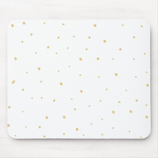 Alfombrilla De Ratón El oro puntea Mousepad (Frente)