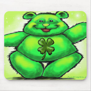 Alfombrilla De Ratón El oso de San Patricio