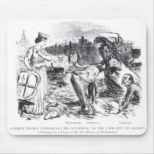 Alfombrilla De Ratón El padre Thames presenta a su descendiente