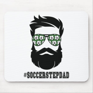 Alfombrilla De Ratón El padrino del fútbol con la barba paso papá paso 