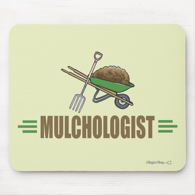 Alfombrilla De Ratón El paisaje de los jardines divertidos (Frente)