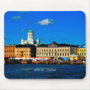 Alfombrilla De Ratón El paisaje urbano de Helsinki