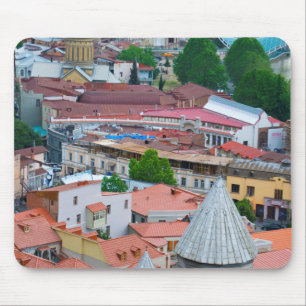 Alfombrilla De Ratón El paisaje urbano de Tiflis