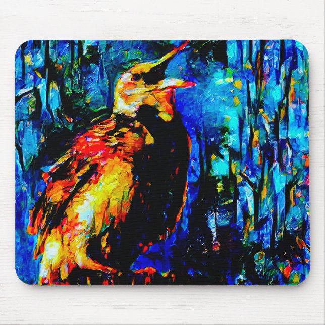 Alfombrilla De Ratón El pájaro solitario 2 (Frente)