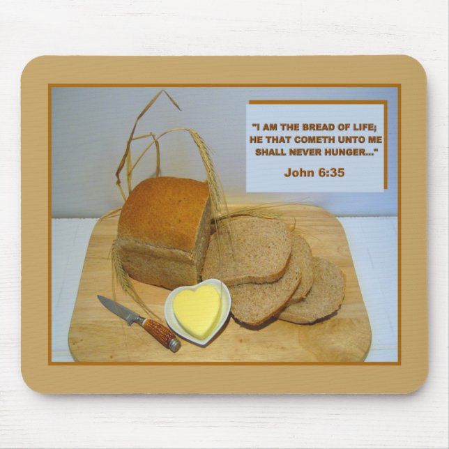 Alfombrilla De Ratón EL PAN DE LA VIDA DE Mousepad (Frente)