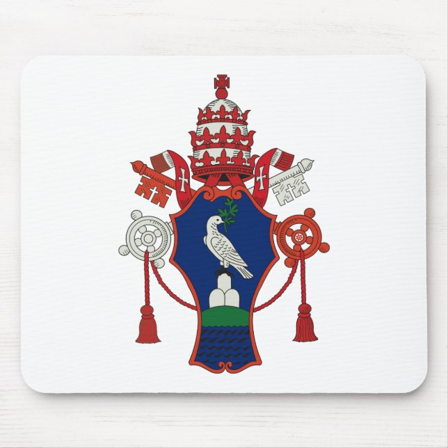 Alfombrilla De Ratón El papa Pío XII Mousepad (Frente)
