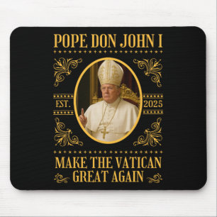 Alfombrilla De Ratón El Papa Trump, el Papa Don Juan I, una graciosa sá