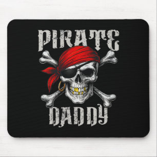 Alfombrilla De Ratón El Papi Del Pirata Jolly Roger Bandera Y Los Cross