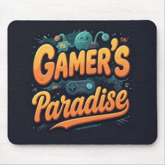 Alfombrilla De Ratón El paraíso de los gamer