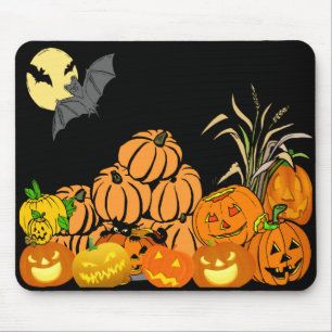 Alfombrilla De Ratón El parche de calabaza -