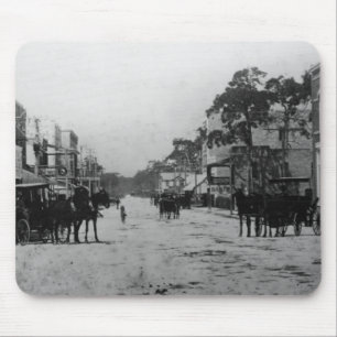 Alfombrilla De Ratón El parecer del oeste en la calle de Flagler