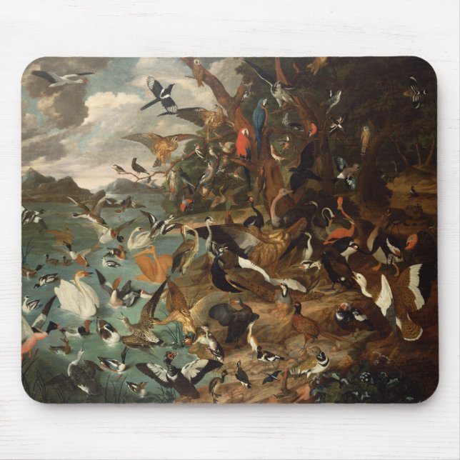 Alfombrilla De Ratón El parlamento de pájaros (Frente)