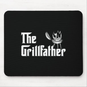 Alfombrilla De Ratón El parrillfather Funny Bbq Dad Grilling Barbecuing