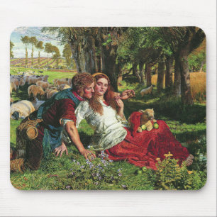 Alfombrilla De Ratón El Pastor y su Novia (por Holman Hunt)