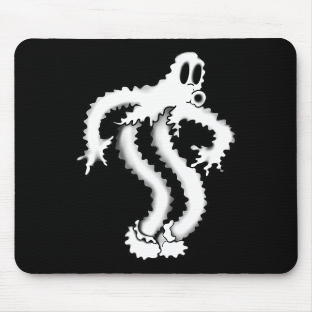 Alfombrilla De Ratón El payaso fantasma Shaky Spooky Blackwork (Frente)