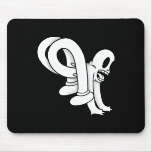 Alfombrilla De Ratón El payaso fantasma Twisty Blackwork 