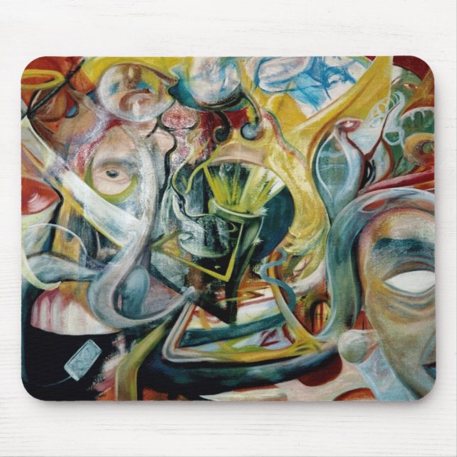 Alfombrilla De Ratón El peligro en la alegría Mousepad (Frente)