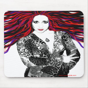 Alfombrilla De Ratón El pelo salvaje Mousepad de Luna