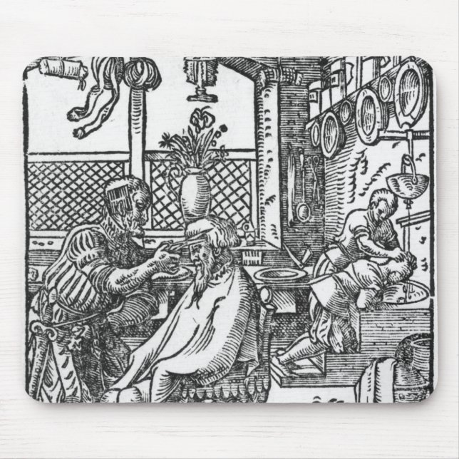 Alfombrilla De Ratón El peluquero (Frente)