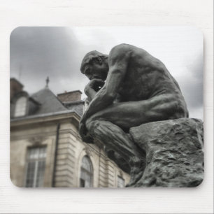 Alfombrilla De Ratón El Pensador Rodin París Escultura