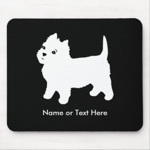 Alfombrilla De Ratón El pequeño perro más lindo de Westie -