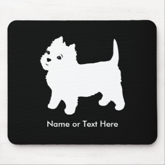 Alfombrilla De Ratón El pequeño perro más lindo de Westie -