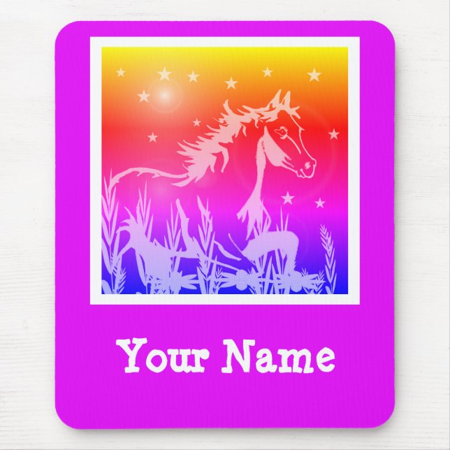 Alfombrilla De Ratón El pequeño pony dulce, rosa (Frente)