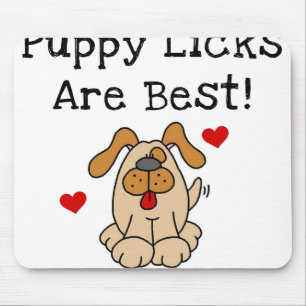 Alfombrilla De Ratón El perrito Licks es el mejor