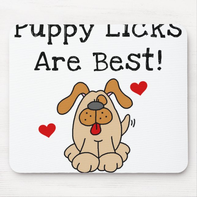 Alfombrilla De Ratón El perrito Licks es el mejor (Frente)