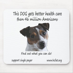 Alfombrilla De Ratón El perro consigue una mejor atención sanitaria