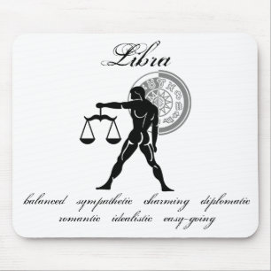 Alfombrilla De Ratón El personalizable Libra Scales presenta un estilo